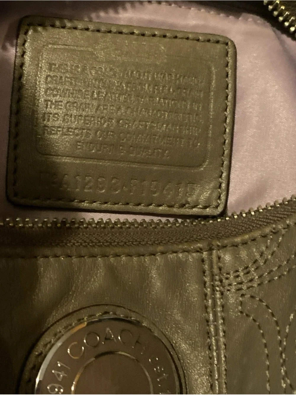 Coach style details